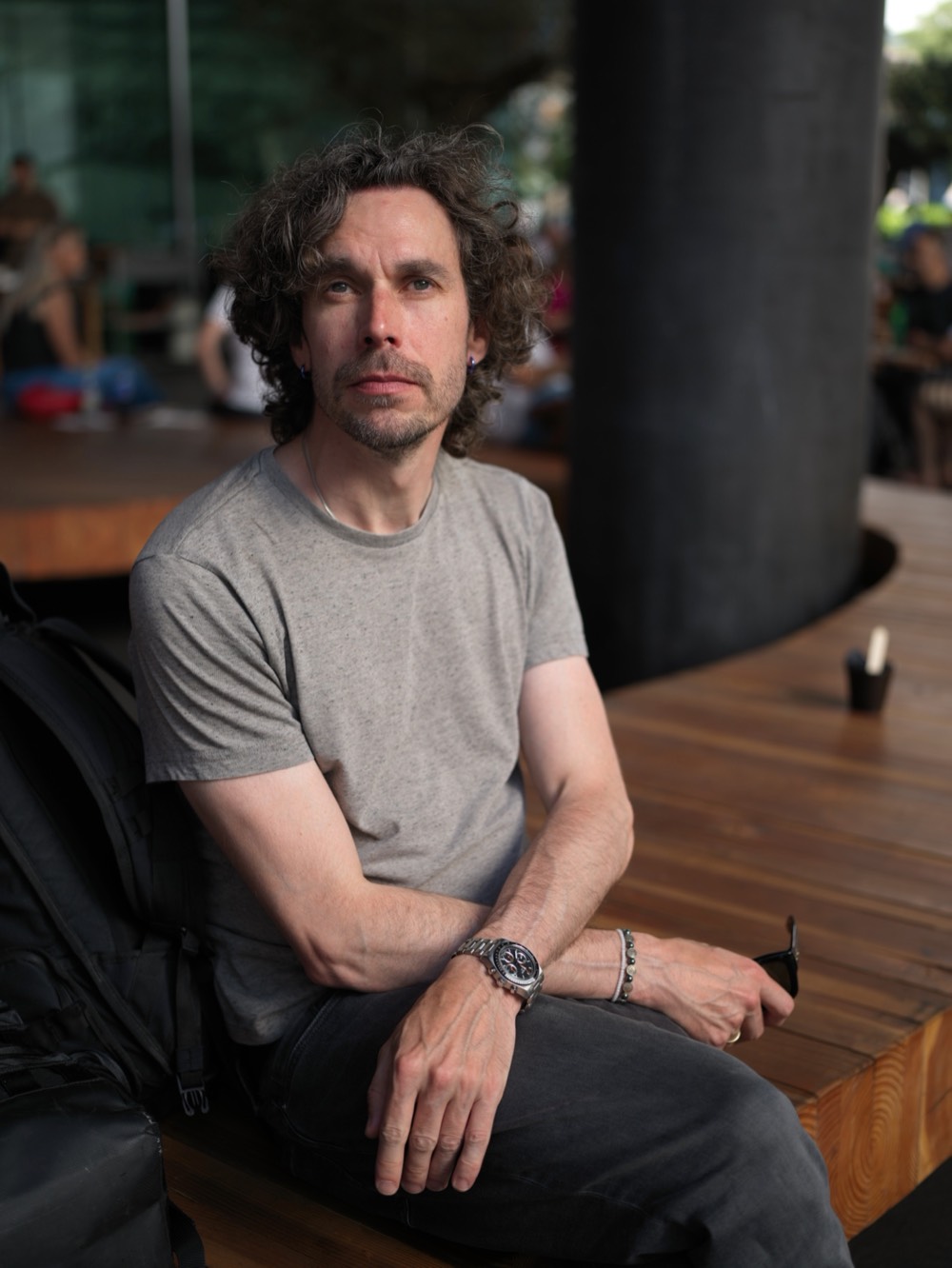 Kim Asendorf outside 010, Basel, June 2026